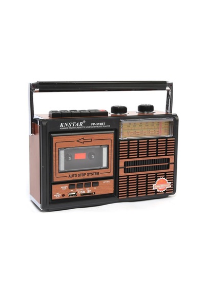 Nostalji Tasarımlı Kaset Ve Müzik Çalar Knstar Fp-319 Kaset-bluetooth-usb-sd-fm