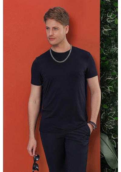 Efor Ts 847 Lacivert Spor T-shirt Lacivert