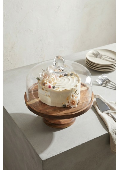 Arlina Akasya Ağacı Ayaklı Pasta Standı - 26 Cm Çok Renkli