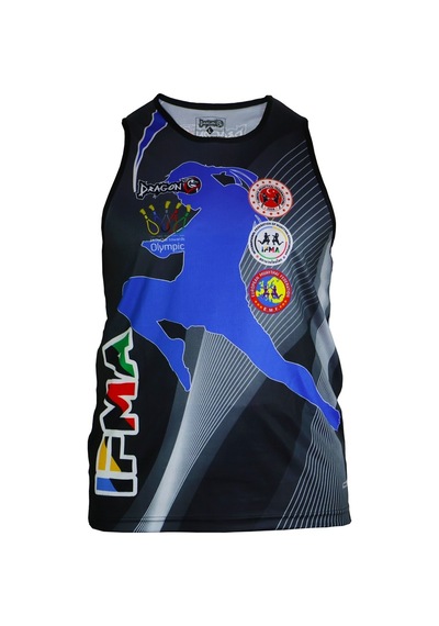Dragondo 4578 Ifma Muay Thai Atlet Muay Thai Maç Atleti Mavi