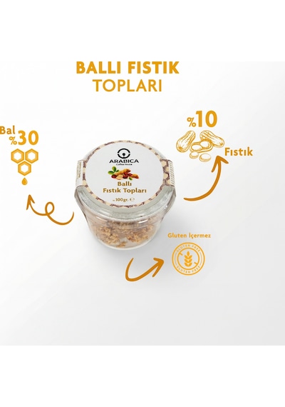 Ballı Fıstık Topları