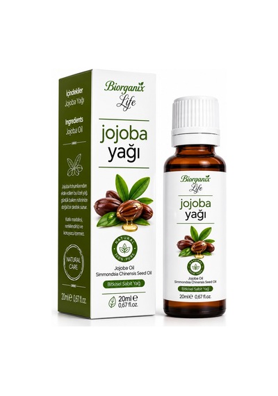 %100 Saf Jojoba Yağı 20 Ml - Gözenek Tıkamayan Nemlendirici & Saç Bakım Yağı