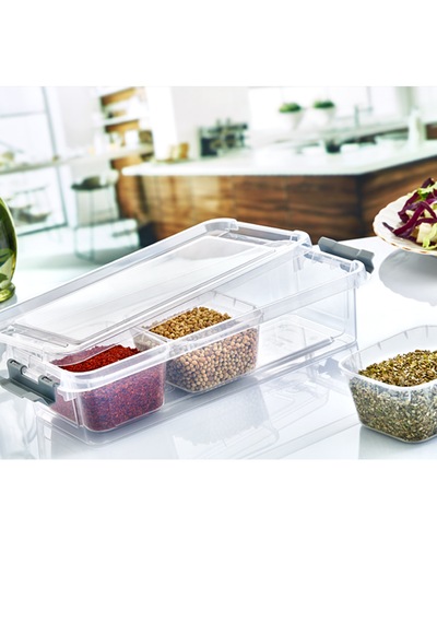 Hobby Life 3 Bölmeli Sığ Saklama Kabı