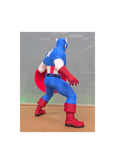 Captain America Figürü 20cm-3d Baskı-kolleksiyonluk Biblo