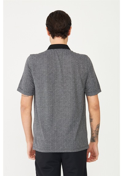 Siyah Polo Yaka T-shirt Siyah