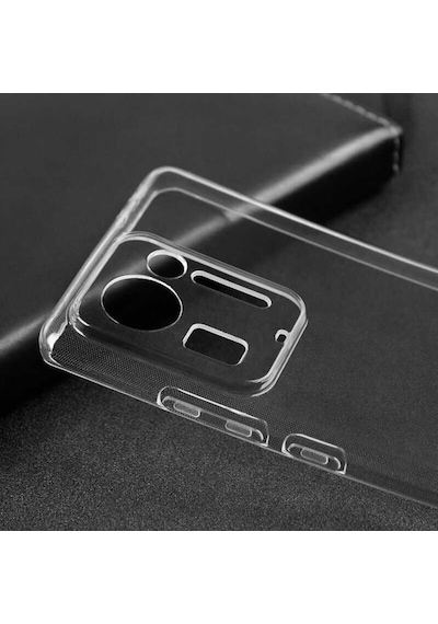 Xiaomi Mi Mix 4 Kılıf Şeffaf Silikon Hibrit Case Renksiz