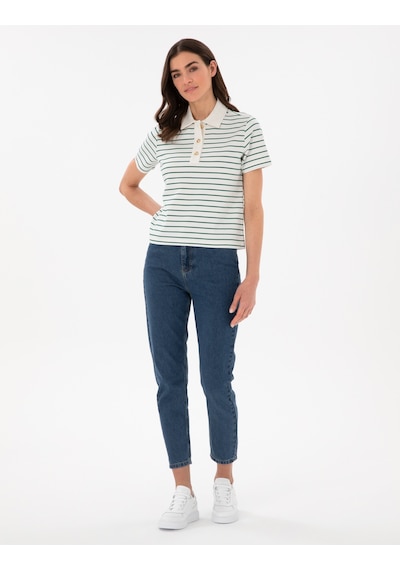 Pierre Cardin Kadın Mavi Pantolon Jean 50306941-vr036 Mavi