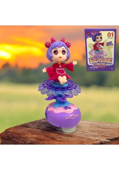 Rotate Petal Girl Işıklı Müzikli Haraketli Oyuncak