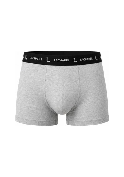 Suma Erkek Likralı Pamuklu Nefes Alan Penye Boxer 3lü Paket - Gri