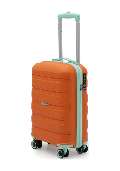 Cotpoly Home Artemis Pp Polipropilen&kırılmaz Kabin Boy Valiz 55 Cm Turuncu