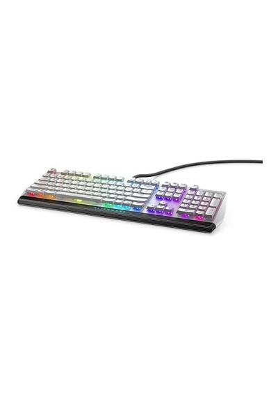 Dell Alienware 510k Düşük Profilli Rgb Mekanik Oyun Klavyesi - Aw510k Lunar Light , Beyaz
