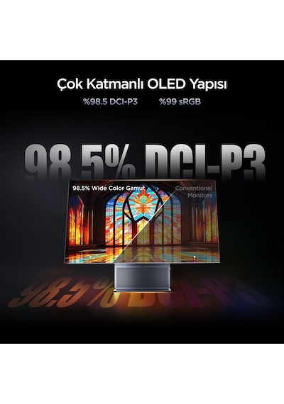 Tcl 32x3a 31,5 İnç 4k Oled Oyuncu Monitörü, Uhd 240 Hz / Fhd 480 Hz, 0,03 Ms Gtg, Hdr True Black 400, Freesync Premium Pro