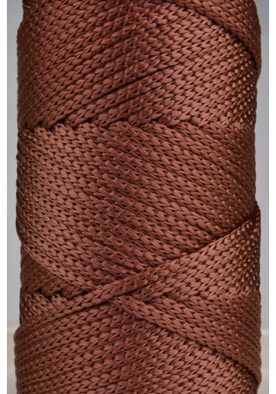 5 Mm - 400 Gr Polyester Makrome Ipi Bakır 95 M Polyester Makrome Ip Supla Ip Ve Çanta Ipliği
