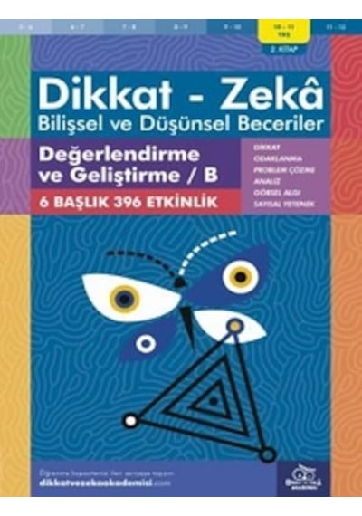Dikkat Zeka - Bilişsel ve Düşünsel Beceriler 10-11 Yaş Değerlendirme ve Geliştirme 2.Kitap B - Nic Morgan - Dikkat ve Zeka Akademisi