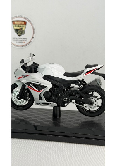 Suzuki Gsx-r1000r Beyaz 1:18 Ölçek Diecast Model Motosiklet