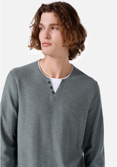 Colin's Colins Regular Fit Yuvarlak Yaka Erkek Yeşil Kazak Cl1066806 Q1.v1 Fgr Yeşil