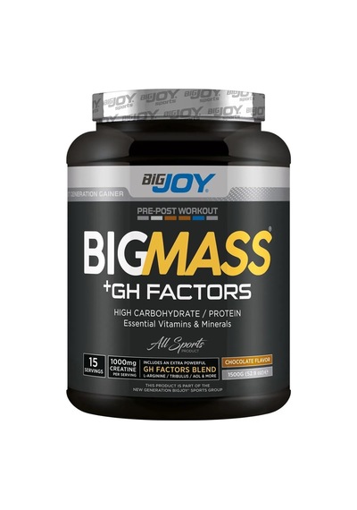 Bigmass Gh Factor Karbonhidrat Tozu - Çikolata Aromalı 1 Paket 1 X 1500 G Ahududu