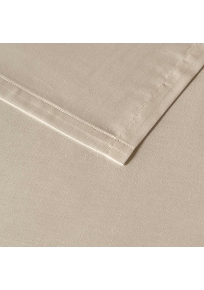 Basic Ranforce Düz%100 Pamuk Ranforce Çarşaf, Krem, King Size 260x280 Cm Çok Renkli