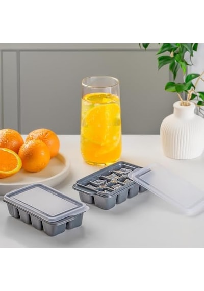 Mini Yapışmaz Silikon 2 Adet Bas Çıkar Buz Kalıbı- Silikon Buz Kalıbı Buzluk Bpa Içermez
