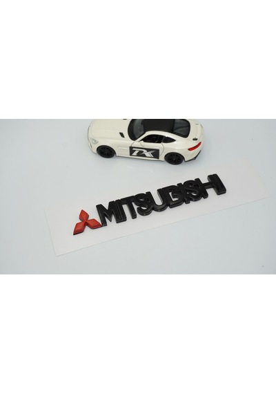 Dk Tuning Mitsubishi Bagaj Siyah Yazı Logo Arma