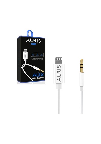 Auris Au08 Lightning - 3.5mm 1m Aux Kablo