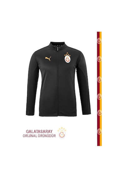 Galatasaray Puma A Takım Antrenman Siyah Ceket Siyah