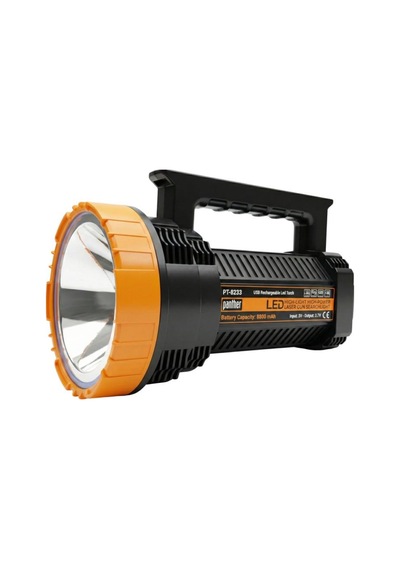 Panther Pt-8233 Usb Şarjlı El Feneri Siyah