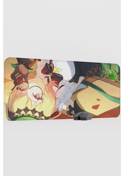 Emilie Genshin Impact Anime Gacha V4 - 90x40 Xxl Gaming Mouse Pad Fare Altlığı