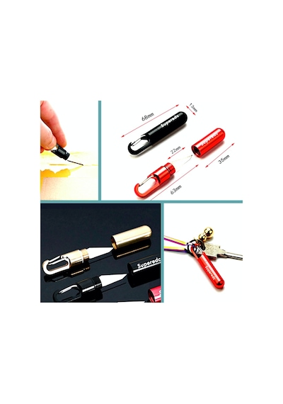 Omeniv Gold Kapsül Kamp Çakı Kamp Bıçak Maket Kamp Bıçağı Anahtarlık Outdoor Altın