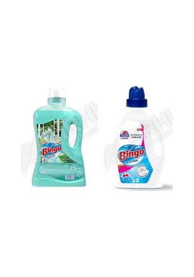 Bingo Yüzey Tem. Fresh 2.5 Lt + Amber Sıvı Det. 1755 Ml 2'li Set Diğer