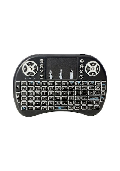Hello HL-19485 Kablosuz Işıklı Dokunmatik Mini Q Klavye