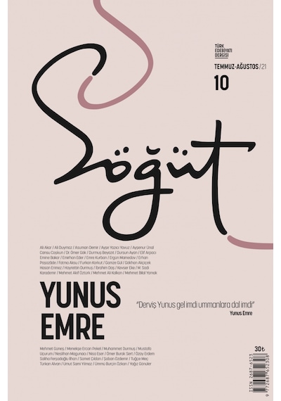 Söğüt 10.Sayı – Türk Edebiyatı Dergisi Temmuz-Ağustos 2021