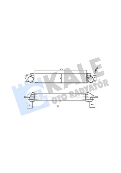 Chevrolet Captiva Turbo Radyatoru 2.0 2007-2012 Kale 356235