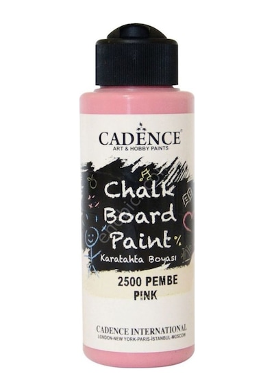 Cadence Kara Tahta Boyası - 2500 Pembe 120Ml