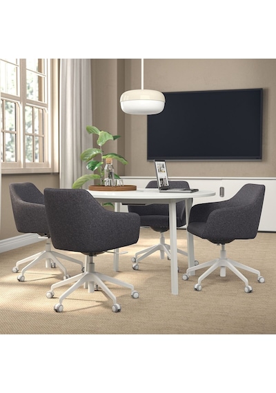 Toplantı Masası, Beyaz, 120x75 Cm Beyaz Toplantı Masası, Beyaz, 120x75 Cm Beyaz