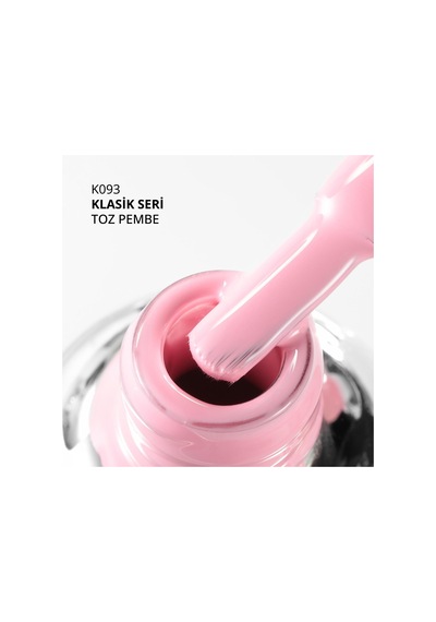 Kalıcı Oje K093, Toz Pembe, 10 Ml