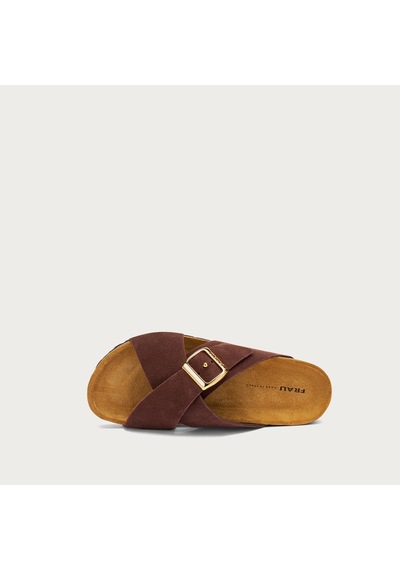 Cocoa Terlik Kadın 17b3 Frau Velour-s Cocoa
