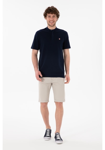 U.S. Polo Assn. Erkek Regular Fit Hakim Yaka Lacivert Basic Tişört 50305914-VR033 U.S. Polo Assn. Erkek Regular Fit Hakim Yaka Lacivert Basic Tişört 50305914-VR033