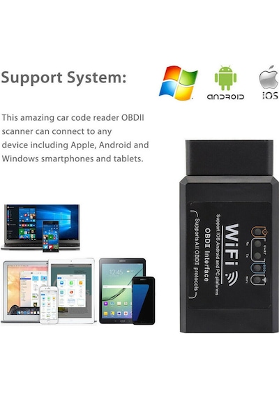 Elm327 Wifi V1.5 Ios Android Araç Arıza Tespit Cihazı Obd2