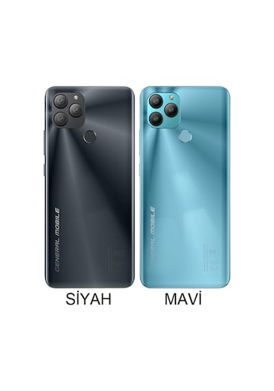 General Mobile Gm 22 Plus G512 Kasa Arka Kapak Pil Kapağı Mavi