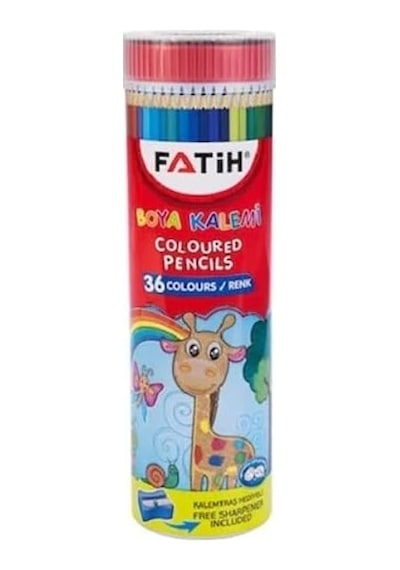 Fa33190kb36rtb Tüpte Tam Boy Renkli Kalemler, 36 Renk Tek Renk