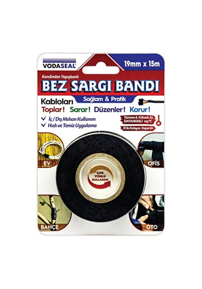 2 Adet Vodaseal Bez Sargı Bandı 19mmx15mt