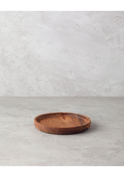 Timbered Akasya Sunumluk 15x2 Cm Kahverengi Kahverengi