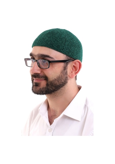 Kışlık Kadife Takke - Yeşil