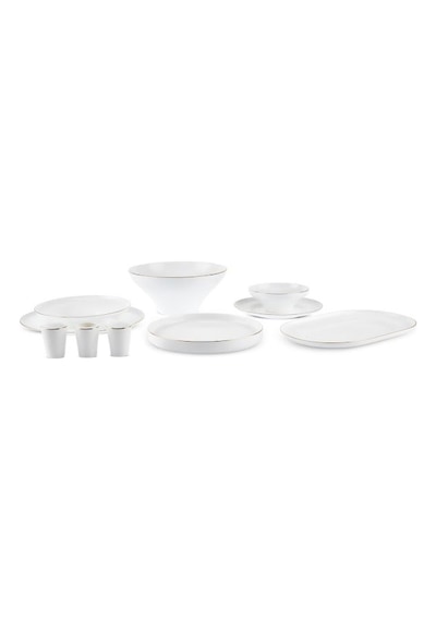 Karaca  Fine Bone Zenith 55 Parça 12 Kişilik Yemek Takımı Gold
