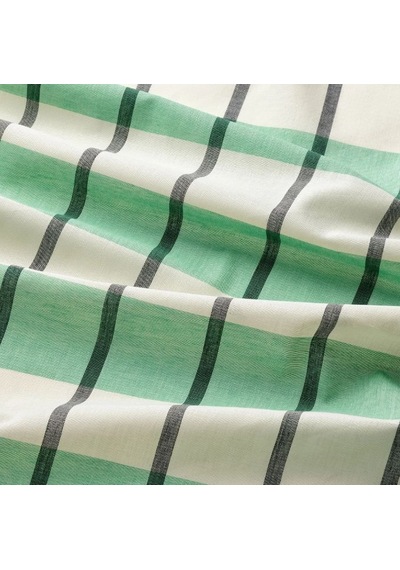 Ikea Glanshagtorn Tül Perde 300x300 Cm Yeşil-beyaz-siyah Çok Renkli