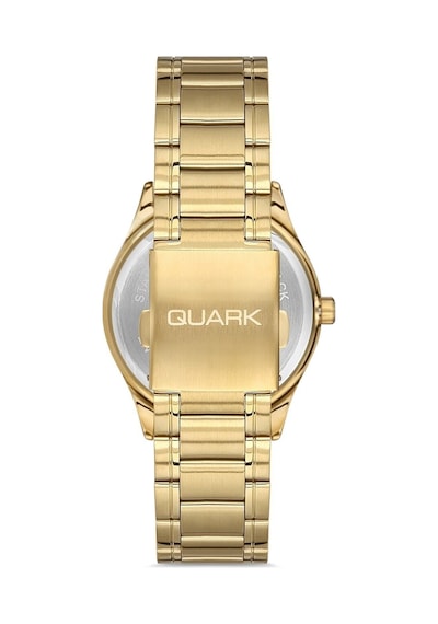 Qm-v006g-9b Unisex Klasik Roma Rakamlı Kol Saati Gümüş