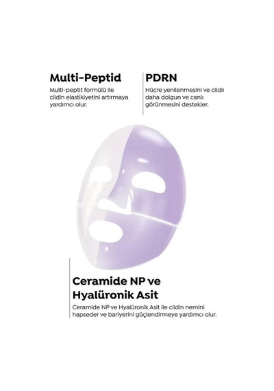 Derma Cica Ve Peptid Glow Eriyen Maske Seti Kore Maske Seti 34 Gr.