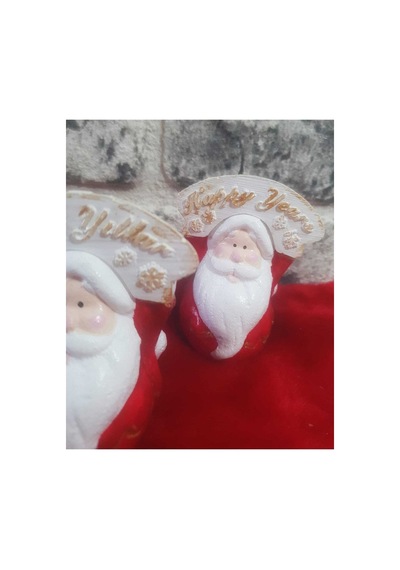 El Yapımı Mesajlı Noel Baba Biblosu,noel Baba Figür,1 Adet Noel Baba Mesajlı Obje.