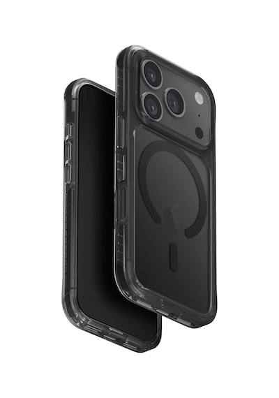 Apple Uyumlu iPhone 17 Pro Max Kılıf Combat Serisi Üç Katmanlı Shocksorb Magsafe Özellik Magclick Koruyucu Kapak Siyah